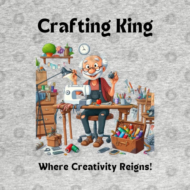 Crafting King:  Where Creativity Reigns Sewing by MugMusewear